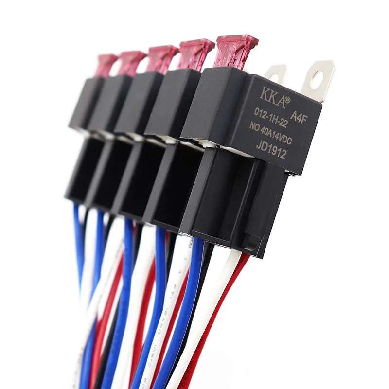 5PCS Car Fuse Relay Automotive Relay Circuit Control 40A 12V/24V JD1912