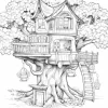 Fairy Castle Coloring Book 20 Page Gift For Birthday Party Relieve Stress Kill Time Graffiti Painting Drawing Art Book 5