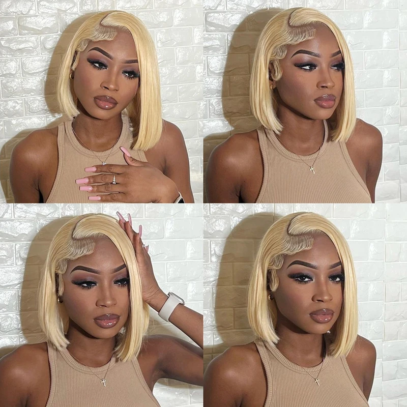13x6 Bob Wig 613 Honey Blonde 13x4 Lace Front Human Hair Wig Remy Brazilian Short Straight Colored 5x5 Closure Wigs Women lace front wig human hair wigs