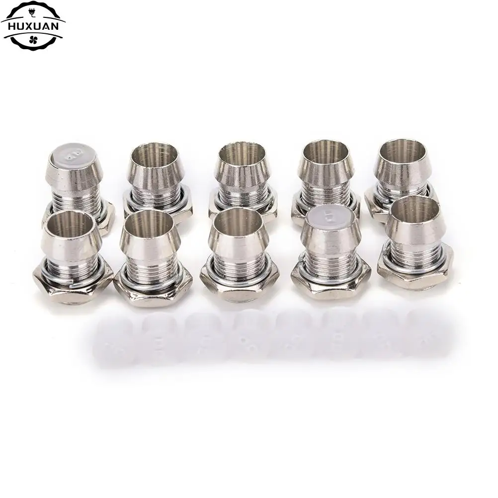 Copper Metal 5mm Light Emitting Diode LED Holder Mount Panel Display 10 Pcs/lot