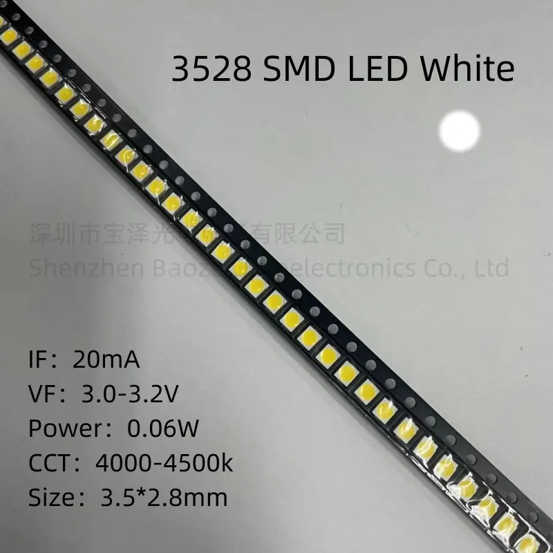 ตัวเลือกสินค้า LED หลากสี 100 ชิ้น สำหรับงานไฟฟ้า