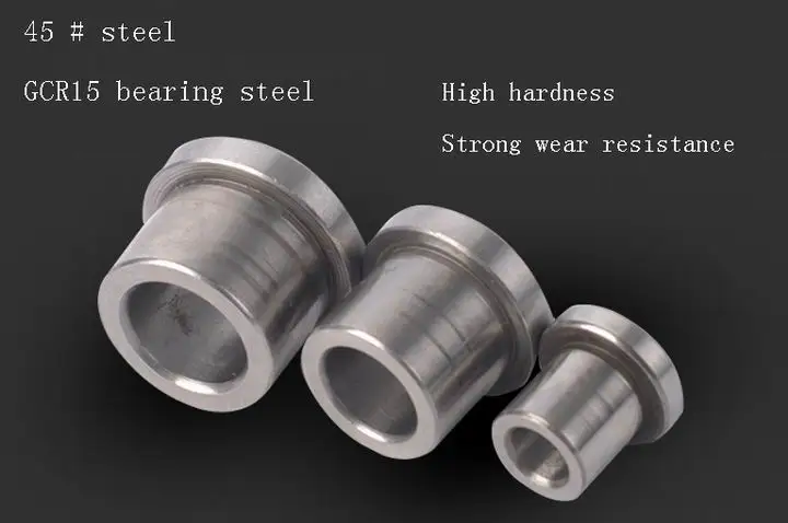 Description Picture 4 of itemGym Accessories, 304 Stainless Steel Sleeve, Flange Shaft Sleeve, GCR15 Bearing Steel Axle Sleeve Pipe