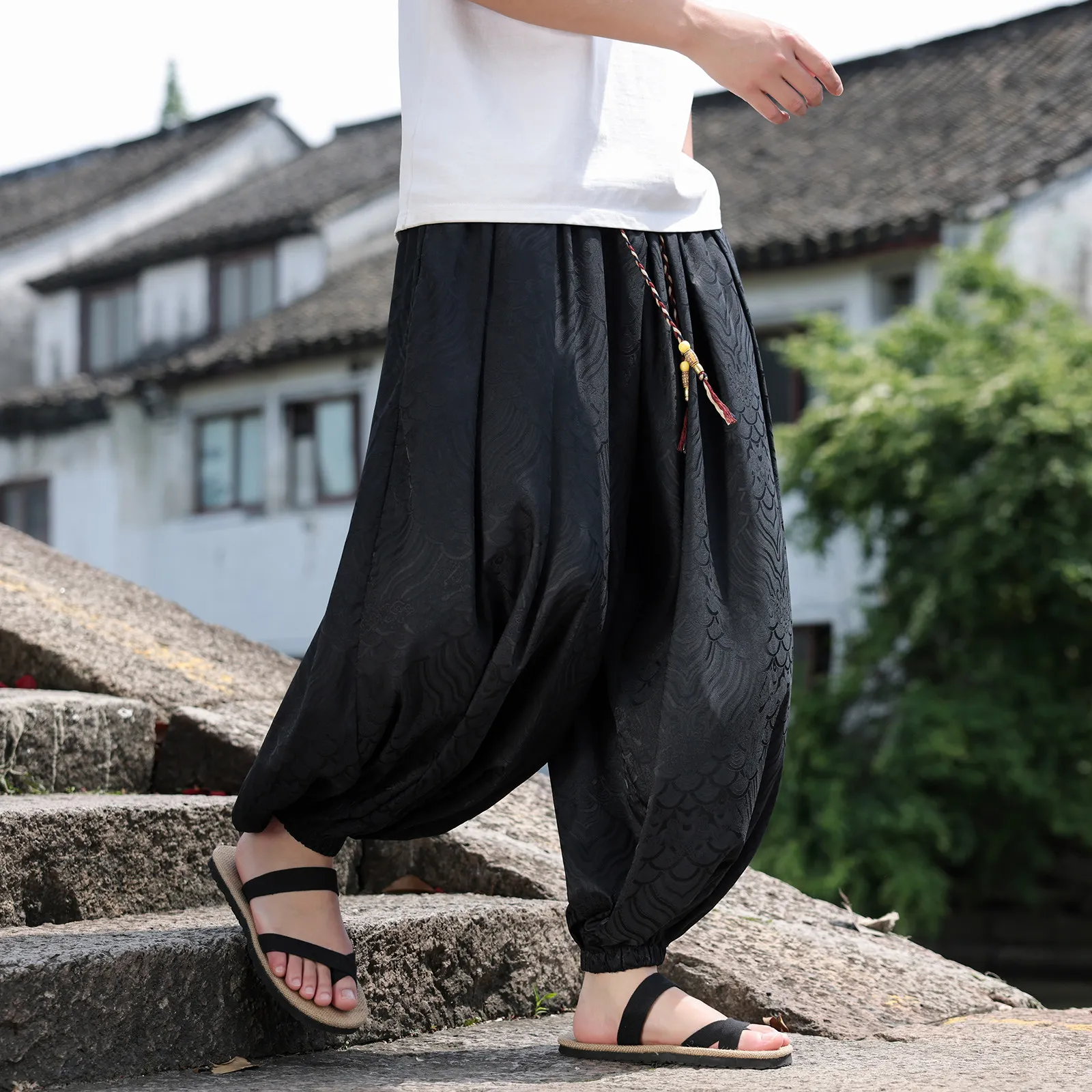 여름 바지 남성 여성 새로운 레트로 캐주얼 하렘 와이드 레그 팬츠 남성 streetwear 하라주쿠 편안한 오버 사이즈 바지 플러스 사이즈 8XL