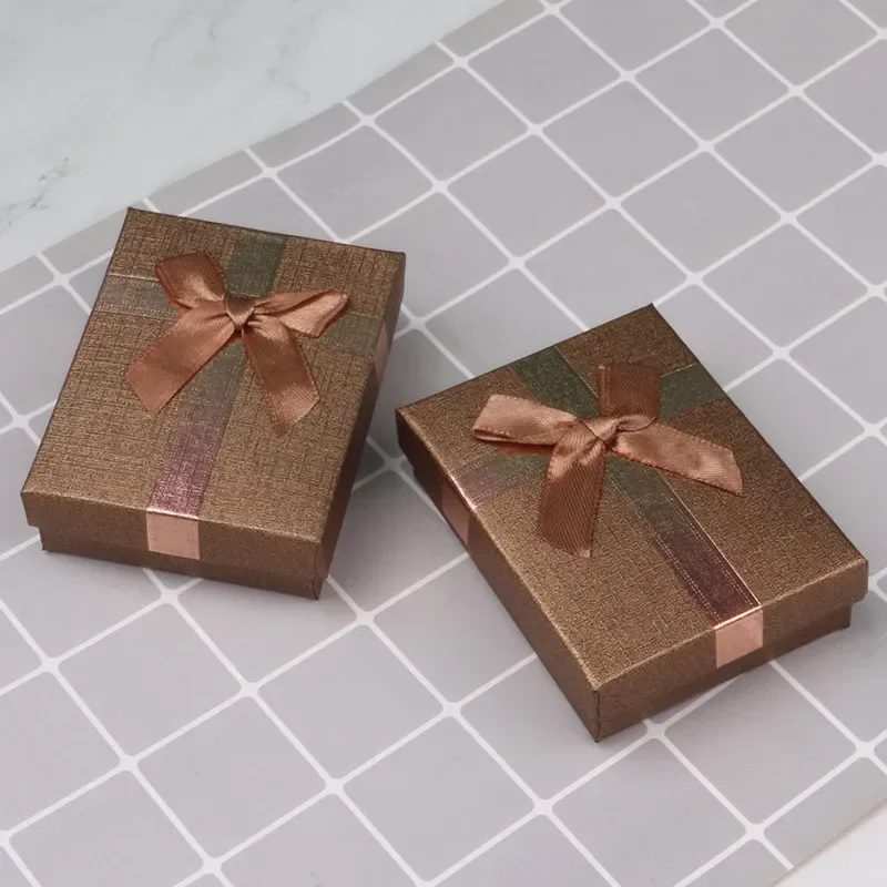 Velvet Metal Necklace Holder and Cardboard Jewelry Gift Box with Butterfly Bow – Sponge... - SKU VMNH1054 - UGI Packaging