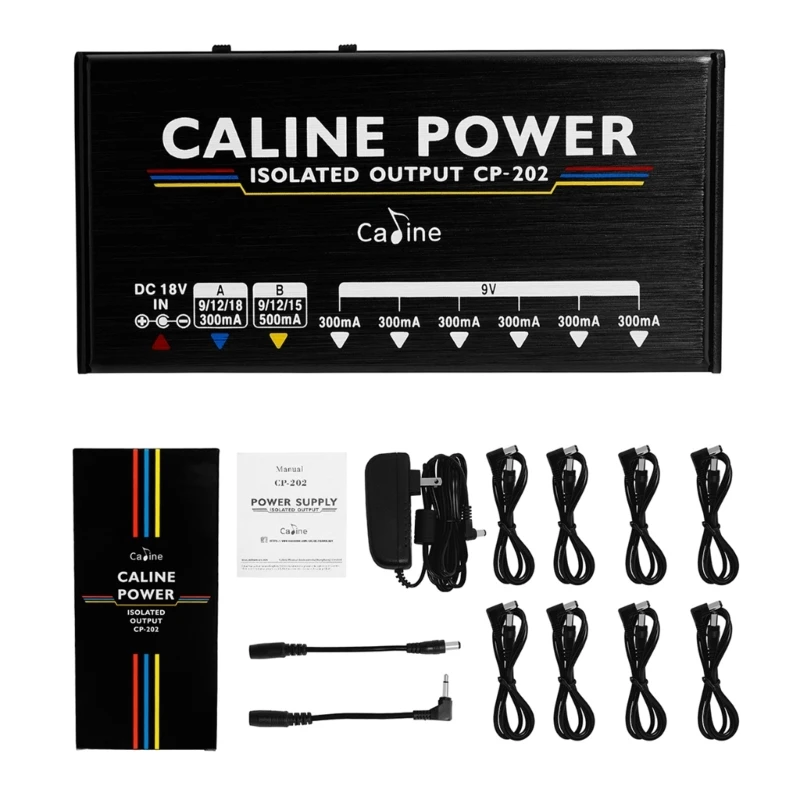 

Guitar Pedal Power Supply Station 8 Isolated Output 9V 12V 18V 300mA 500mA