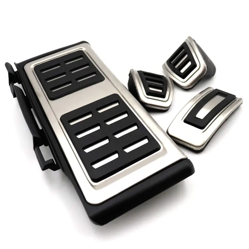 Stainless Steel Car Pedals For Volkswagen VW Tiguan MK1 5N 2009 2010 2011 2012 2013 2014 2015 Gas Brake Non-slip Pedal Pad