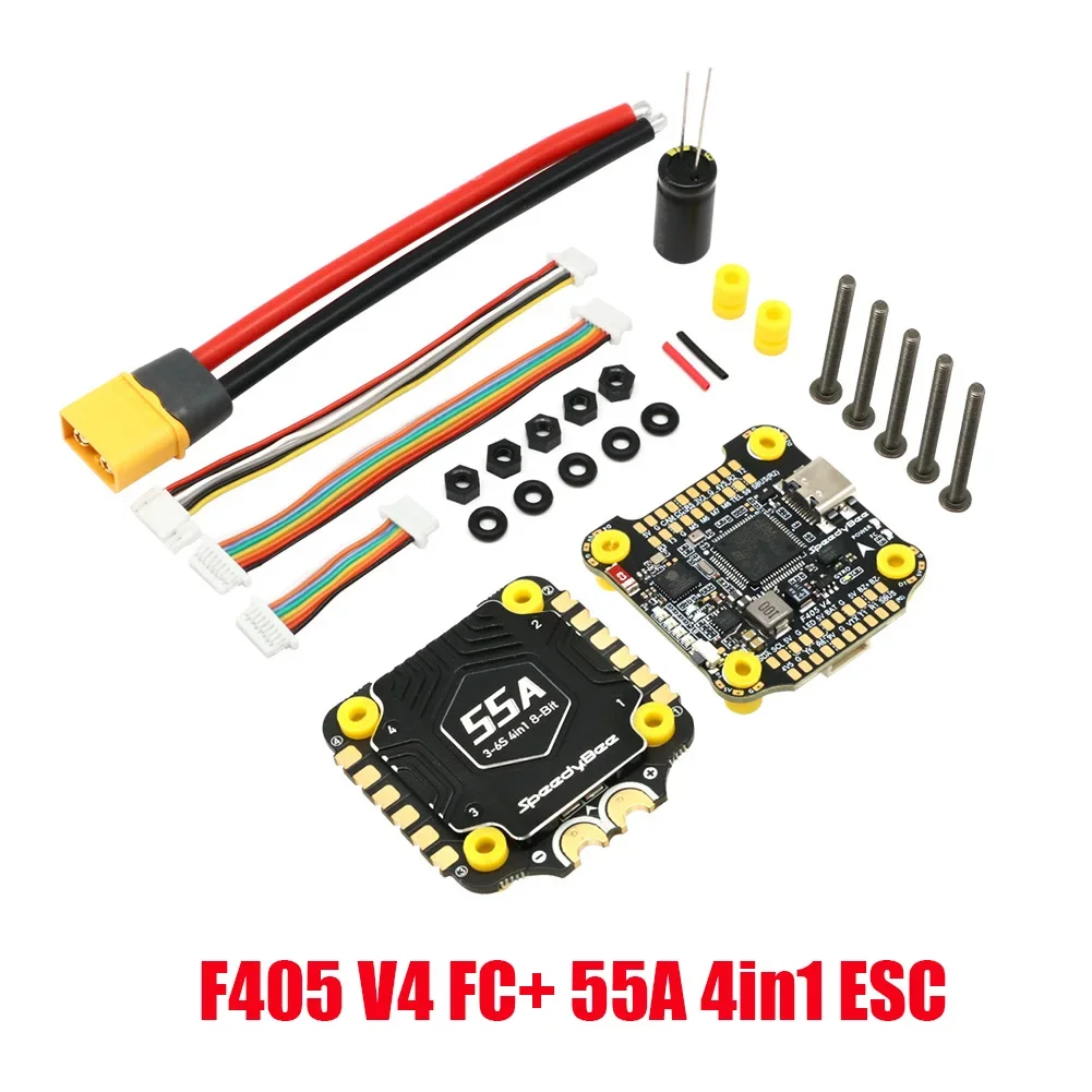 ตัวเลือกสินค้า อะไหล่โดรน F405 V4 Stack บลูทูธ 3-6S 55A ESC & FC พร้อมตั้งค่า iNAV Betaflight