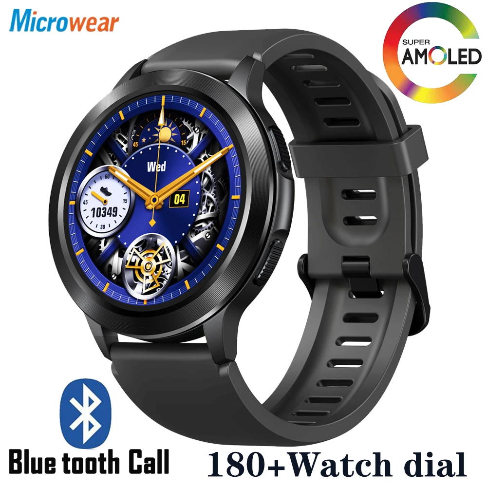 

2024 New Smart Watch AMOLED Display Make/Receive Calls Health And Fitness Tracking Music Blue Tooth Smartwatch For Women Men