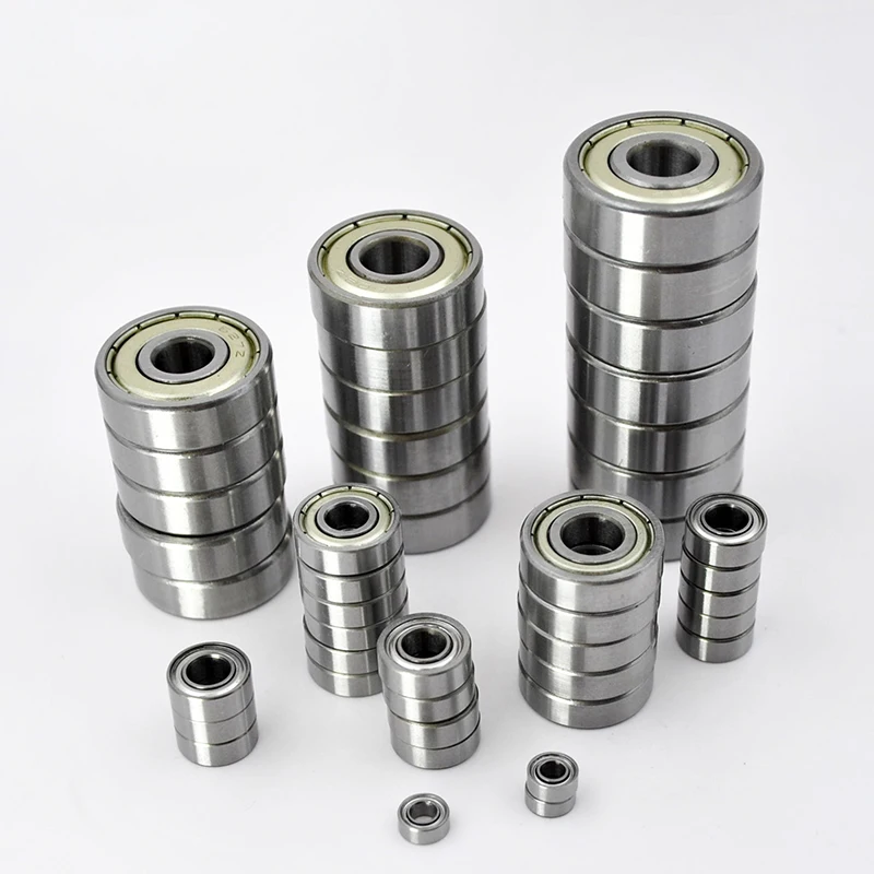 Compact Precision Sealed Ball Bearings - Various Sizes and Bore Dimensions