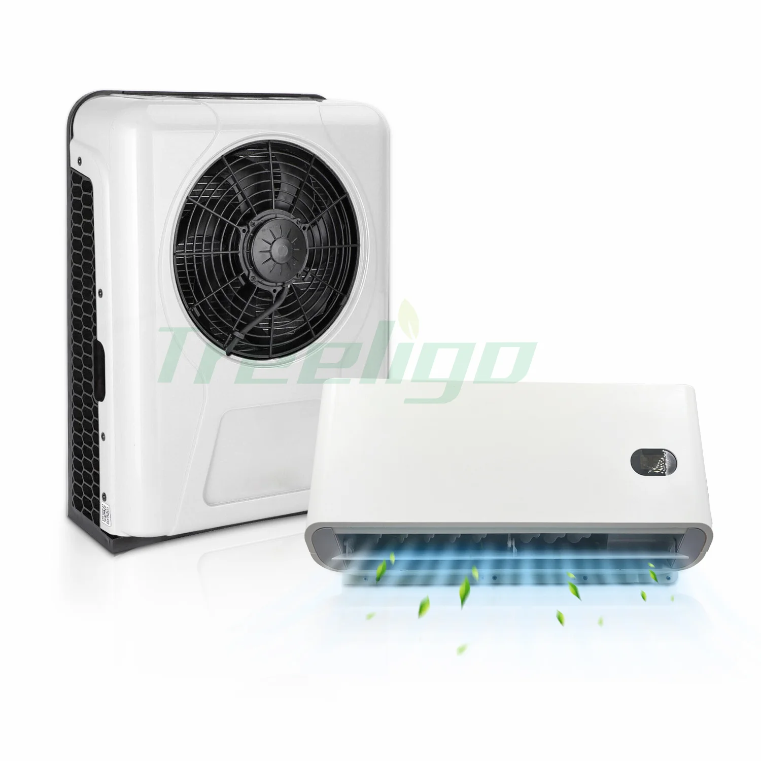 

Aspligo 10500btu Truck Electric Parking Air Conditioner 12V RV Caravan Camper Van Split Air Conditioning Refrigeration Ac 24V