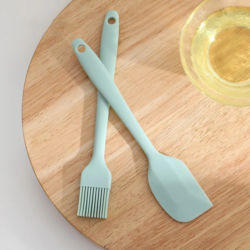 Silicone Brush Spatula Silicone Spatula kitchen High Temperature Resistance Without Peculiar smell Kitchen Utensils Cake Tools