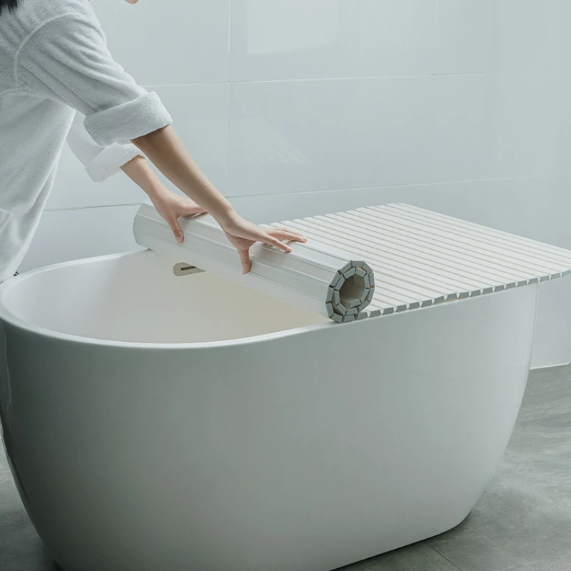 Japanese White Bathroom Tray Storage Decorative Spa Storage Hanging Tablet  Tray Soap Bathroom Plank Badkuip Bathtub Shelf Ob50tp - Bathtub Trays -  AliExpress