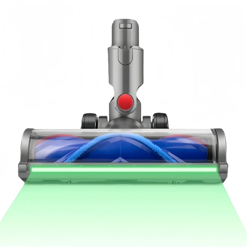 Vacuum Head for Dyson V6 DC58 DC59 DC61 DC Series Vacuum Cleaner, Replacement Cleaner Head with Full-Area LED Green Light