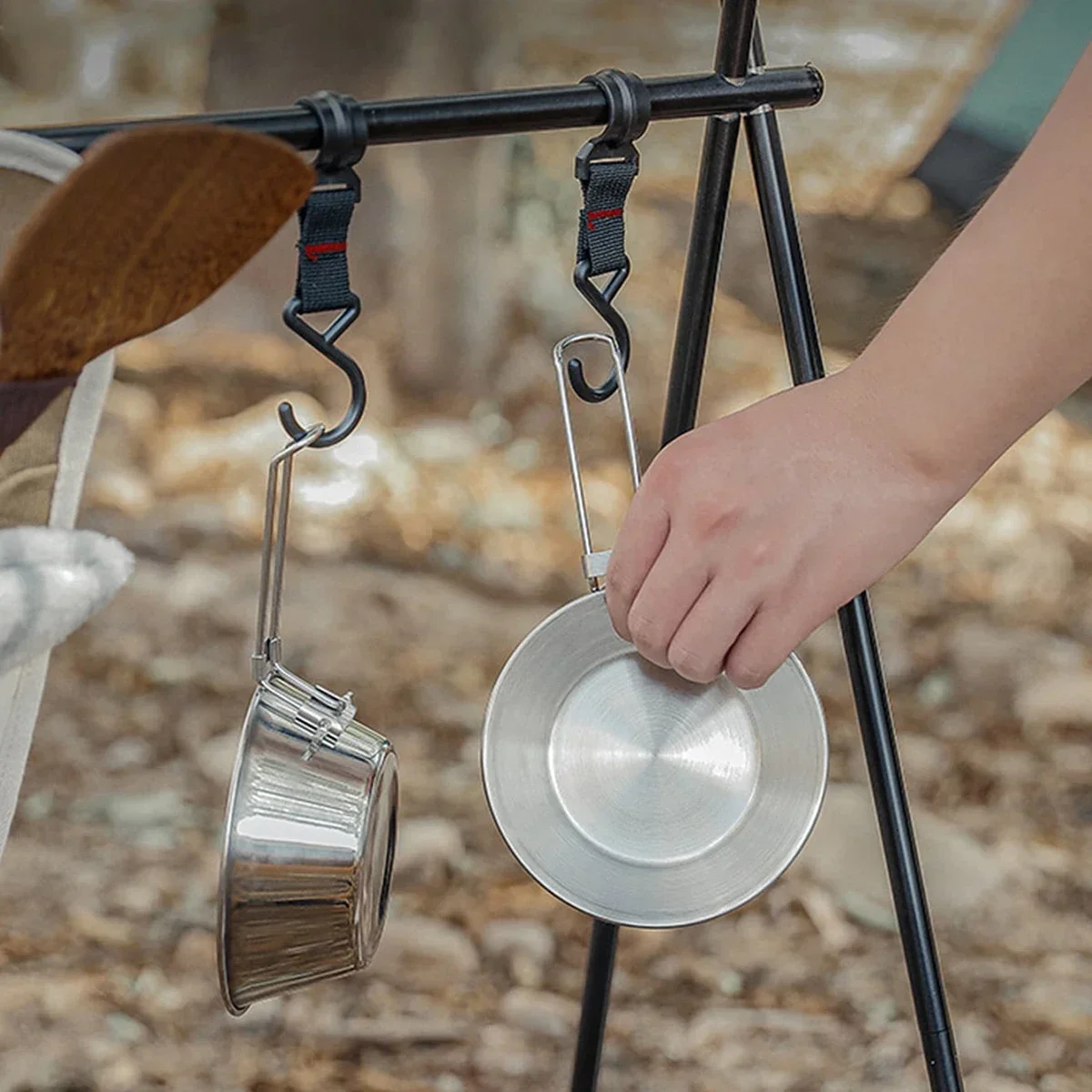 1PC - Durable Stainless Steel Folding Cup,Xuela Bowl Climbing Water Cup – Ideal for Camping, Hiking & Outdoor Adventures