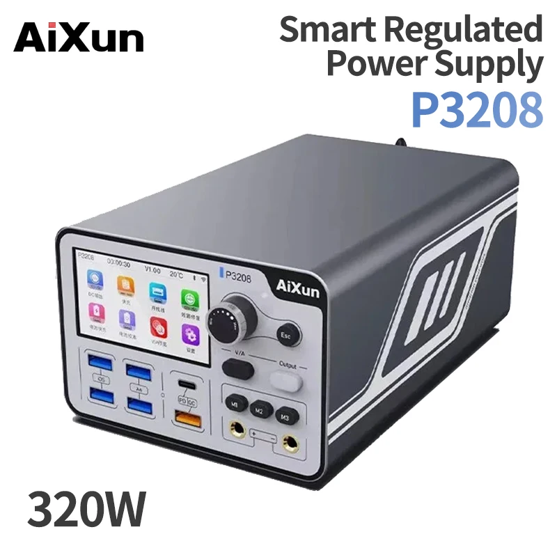 Aixun P3208 320w 지능형 조절 전원 공급 장치 휴대 전화 수리 마더 보드..