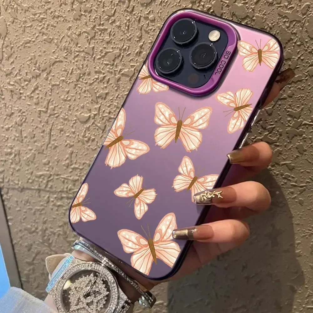 Colorful Butterfly Soft Shockproof Protector Case Back Cover