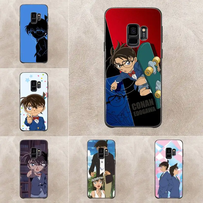 Custodia Per Telefono Anime Detective Conan Per Samsung Galaxy S6 S7 Edge Plus S9 S20Plus S20Ultra S10Lite S225G S10 Note20Ultra Case