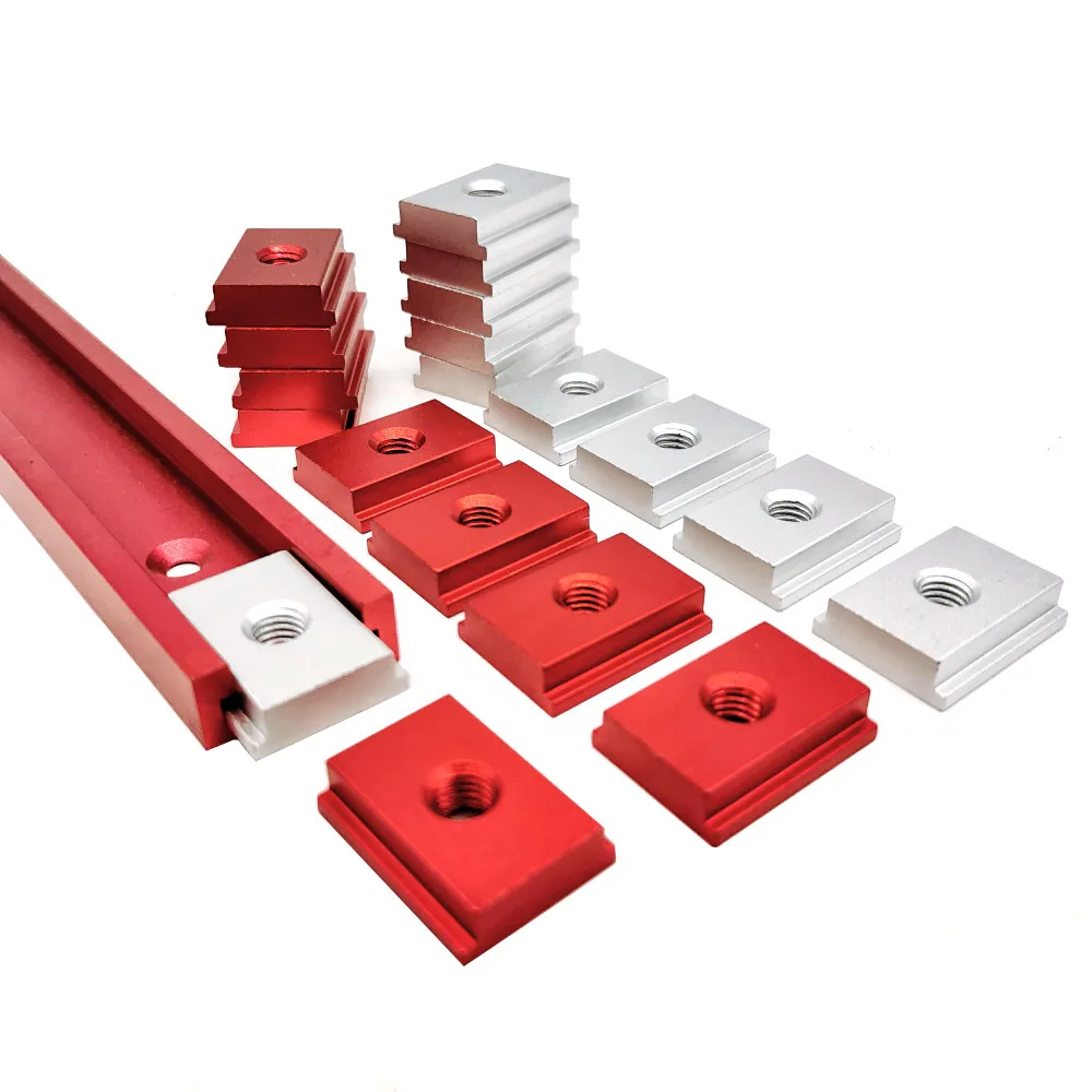 10PCS TSlider for TSlot Miter Track Slider Sliding Nut Aluminum Alloy