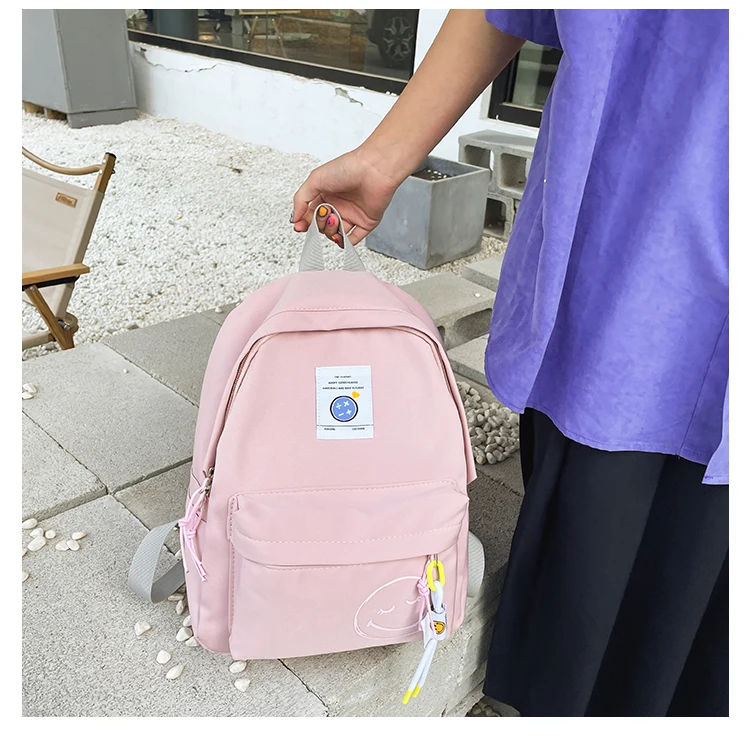 2022 New Travel College Cute Small Backpack School Bags Casual Preppy Style Fashion For Teenage Girls Student Young Girl Women