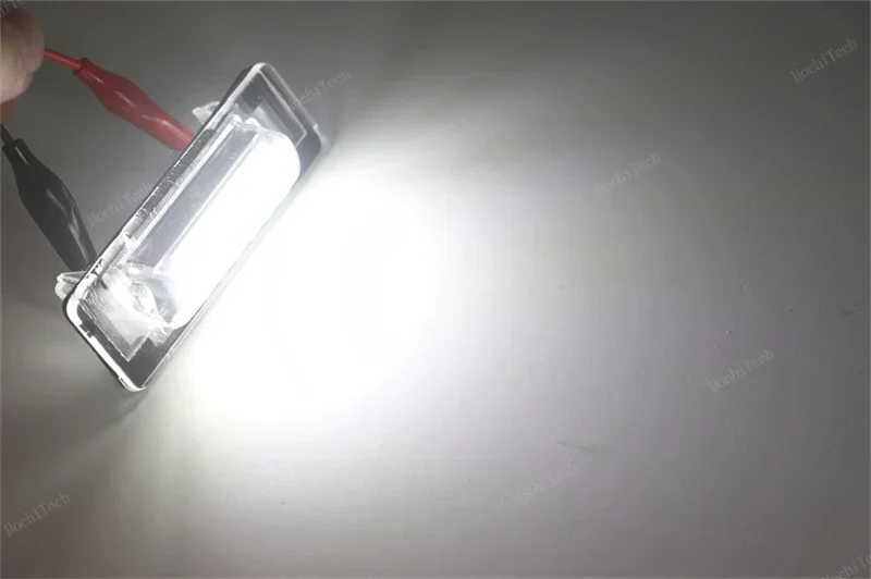 2Pcs Canbus LED License Plate Light For Mercedes Benz E C Class W210 W202 4D AMG White Car-Styling Number Lamp 12V