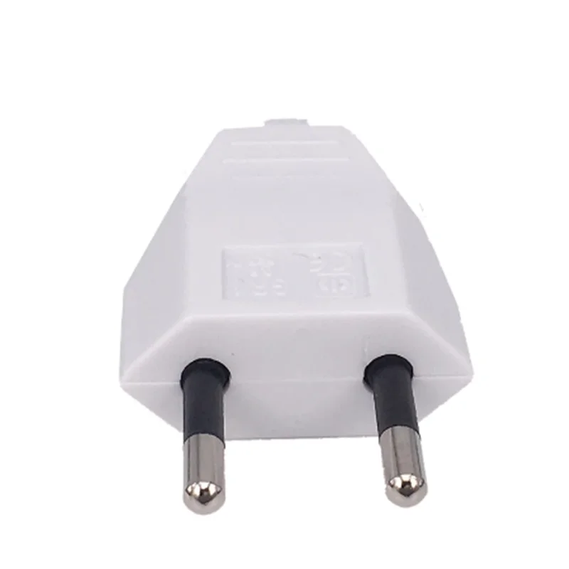 2 Pcs German Type European standard Power 2 Pin Plugs Network Cables 2.5A 220V Electric Contact plug adapter power plug adapter