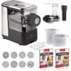 EMERIL LAGASSE Pasta & Beyond, Automatic Pasta and Noodle Maker with Slow Juicer - 8 Pasta Shaping Discs Black 1