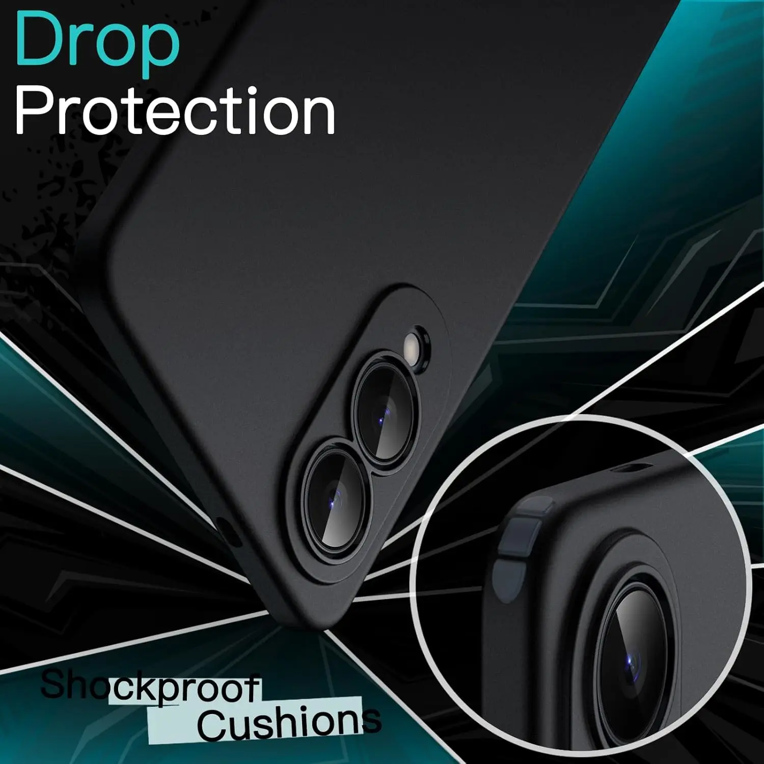 Shockproof Silicone Phone Case - Enhanced Protection & Sleek Design