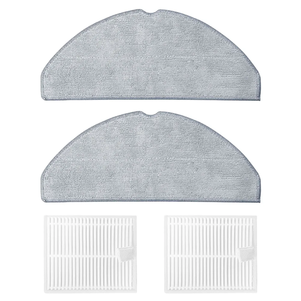 

1 Set Filters Mop Cloth Pads Kit For Conga 7490, 7490 Vacuum Cleaner Spare Replacement Parts Filters Mop Pads