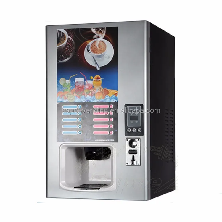 5 Flavors Cold Protein Drink Dispenser Protein Powder Coin Operated Protein Vending Machine Without LCD Display Screen