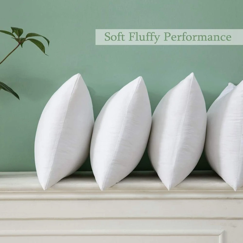 1/2PCS White Throw Pillow Inserts 30x50cm 45x45cm 50x50cm Decorative Pillow Filling Couch Pillows for Living Room Fluffy Pillows 4