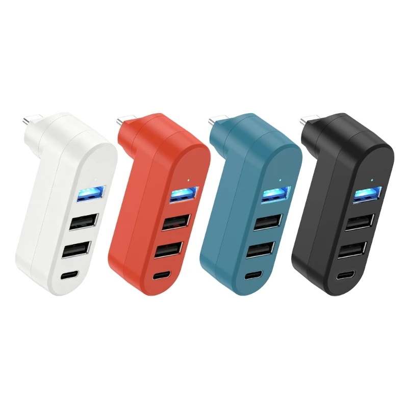 미니 USB C 허브 변환기 삽입 및 드라이버 필요 없이 즉시 작동 가능