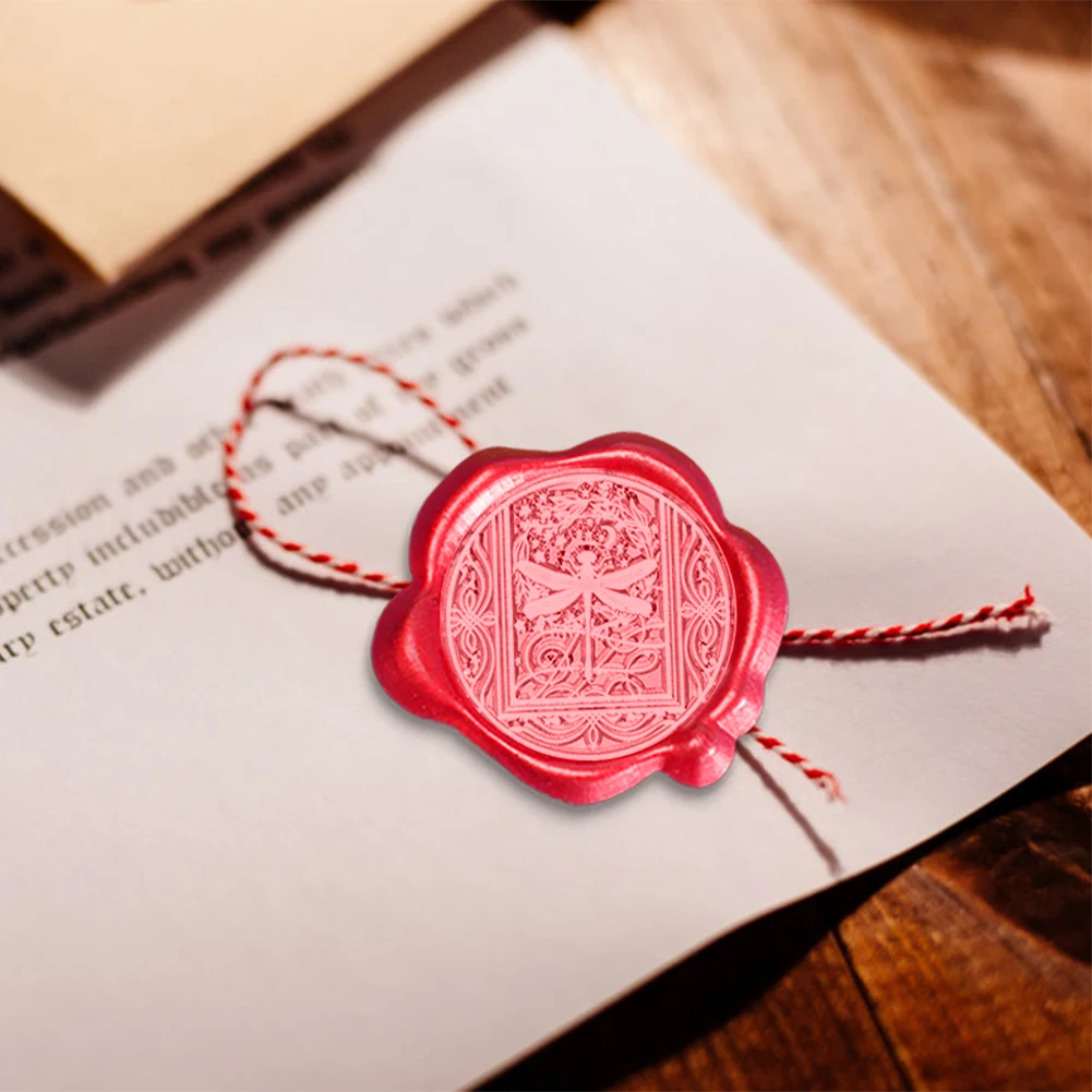 Wax Seal Stamp Animal Pattern Wax Seal Stamp Diameter 3cm Animal Sealing Wooden Handle for Invitations Envelopes Decor