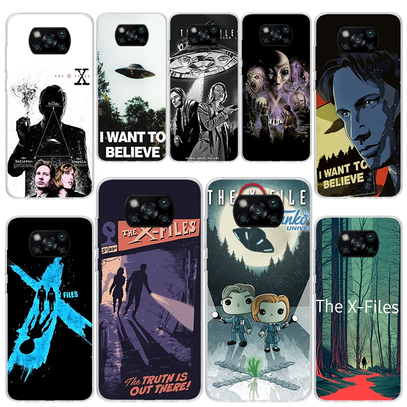 The X Files I Want To Believe Custodia Morbida In Silicone Per Xiaomi Poco X3 Nfc X4 Gt X5 M3 M2 M4 Pro M5S F3 F2 F1 Mi Note 10 Lite