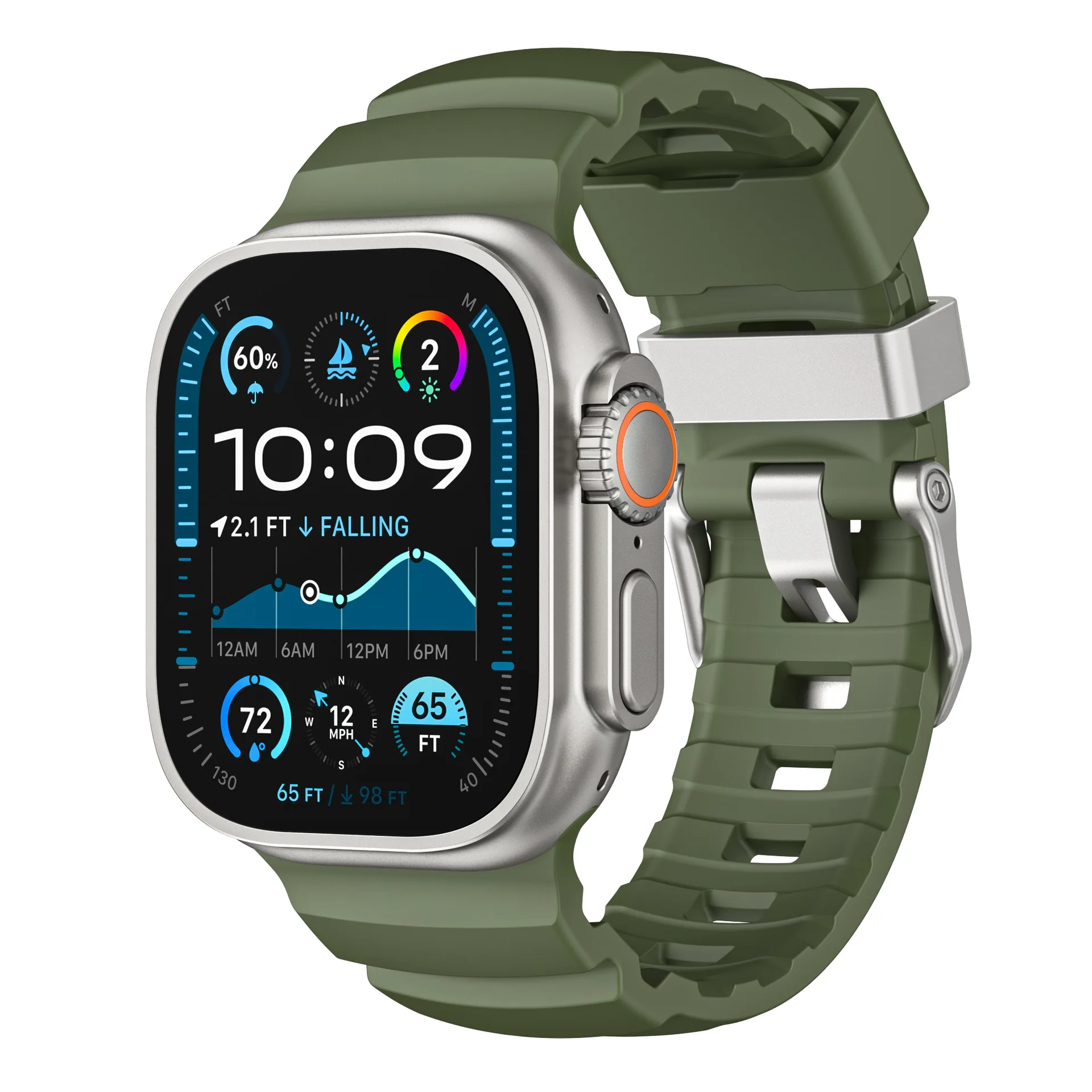 Silicone Sport Bracelet - Vibrant Rubber Strap