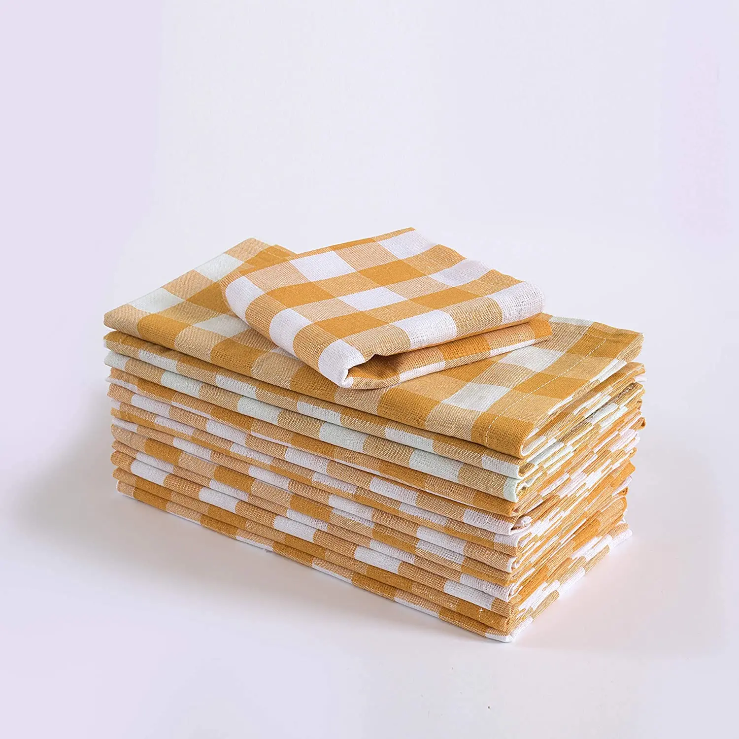 polyester napkins Set Of 6/12/24 40x40cm Tablecloth Napkins Durable Polyester Thickened Pads Reusable Kitchen Dining Holiday Decorations
