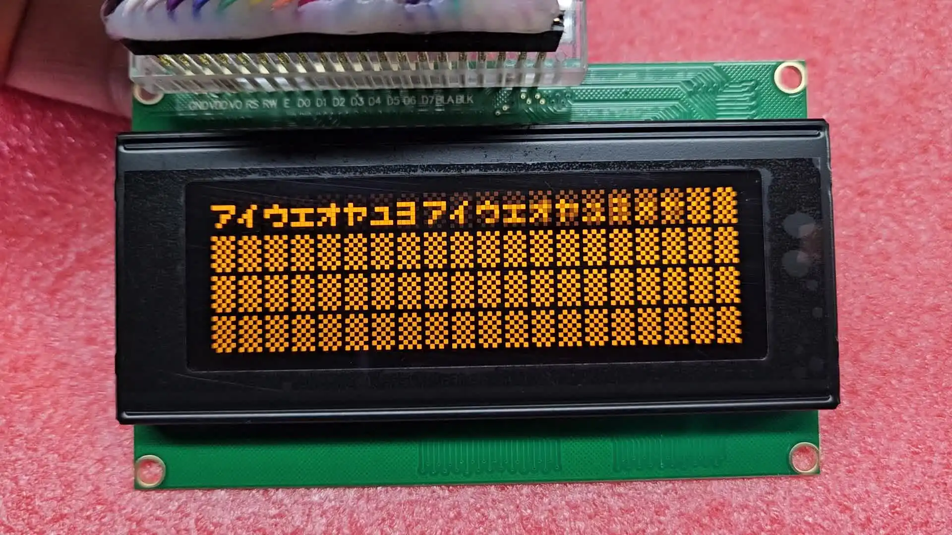 LCD 3.3V Blu HD44780 Display LCD 20x4 Caratteri Blu 3,3V - Modulo Con
