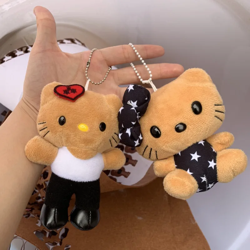 

Милые искусственные плюшевые куклы, милые Мультяшные аниме джентльмены, парные серии, подвески, подарок на день Святого Валентина