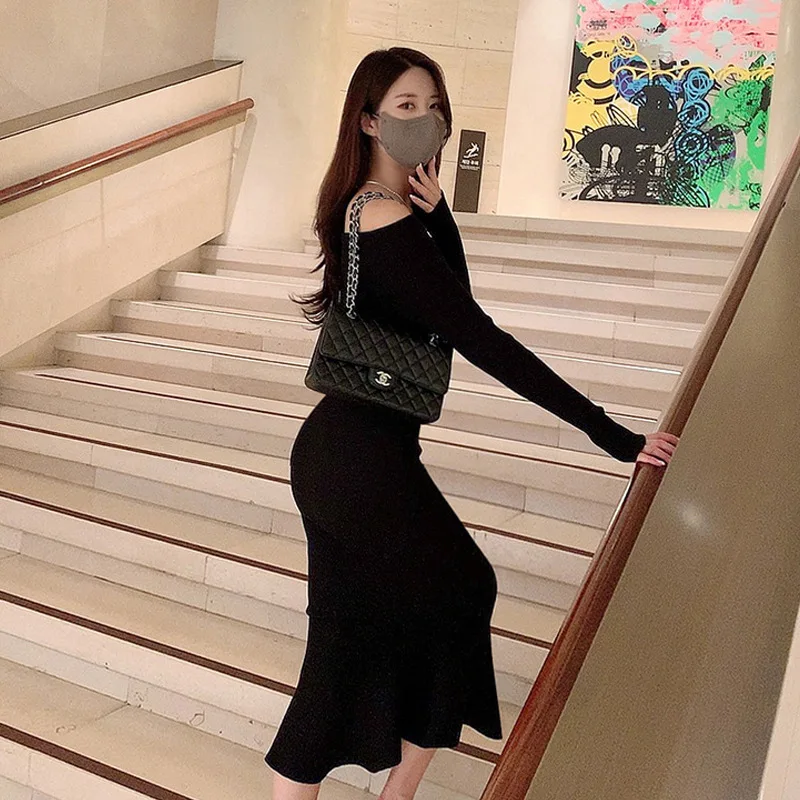 Рисунок 4 - Трикотажное платье с длинным рукавом