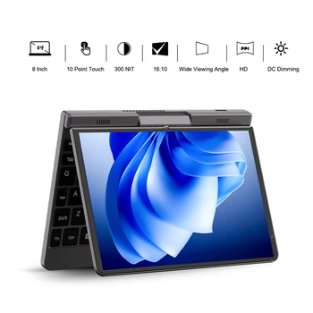 CRELANDER P8 Mini Laptop 8 Inch Touch Screen Intel Lake N100 12GB DDR5 WiFi 6 2 In 1 Laptop Notebook Tablet PC Pocket Laptop 2