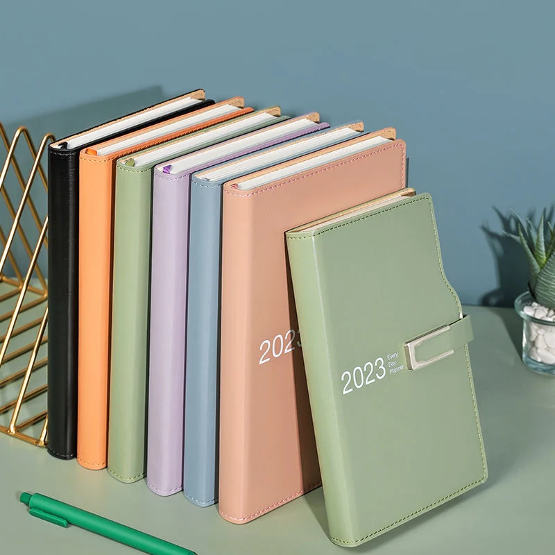 

2023 Office Calendar a5 Simple and Beautiful Notebook Sub week Plan Self disciplined Punch in Students Beautiful Notebook