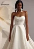 Customized vestidos de novia Floor Length Sweetheart A-Line Long Tail Backless For Women To Measures Charming Bridal Gowns 3