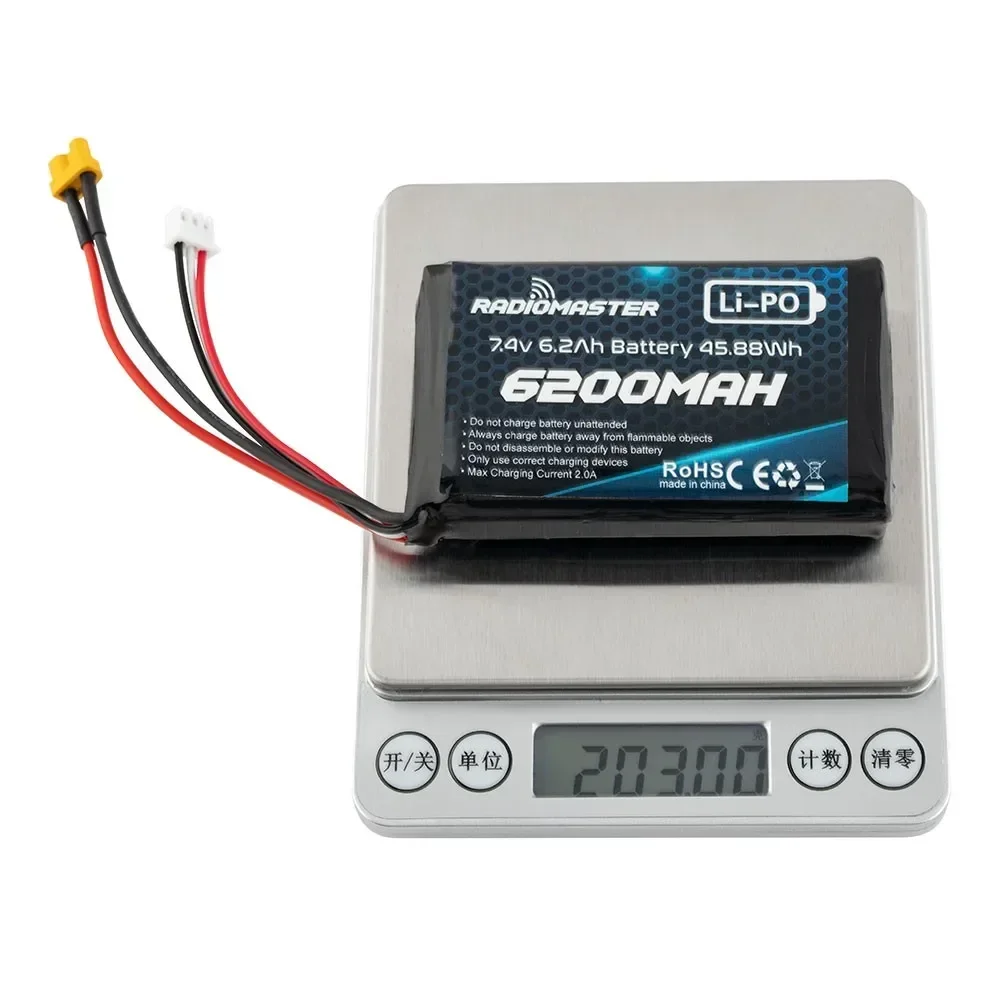 RadioMaster 6200mAh 2S LiPo Batterie TX16S Boxer