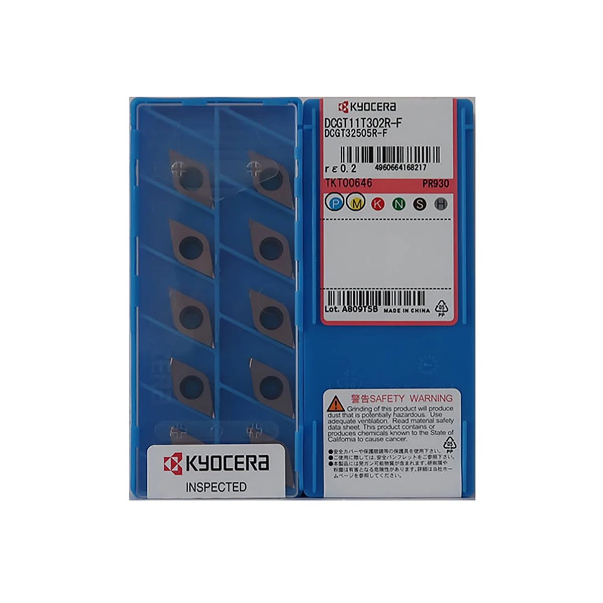 

Kyocer a 100% Original DCGT DCGT11T302R F DCGT11T304ER U DCGT11T302ER DCGT070204ER DCGT070202FR DCGT11T301 PR930 Turning Inserts