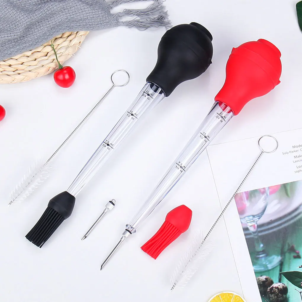 Safe And Non-toxic Meat Injector Syringe Kit For Wide Applications Easy To Turkey Baster Set
