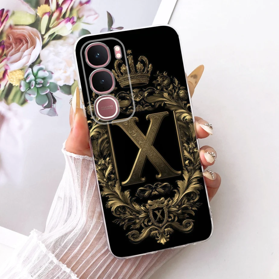Stylish Crown Letters Soft Silicone Phone Case Cover