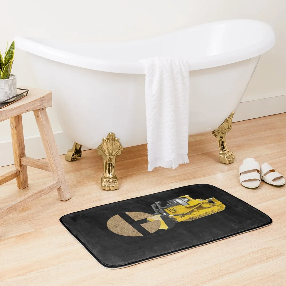 

Cat Logo Dozer Bath Mat Slip-Resistant Anti-Slip Shower Carpets For The Bathroom Mat