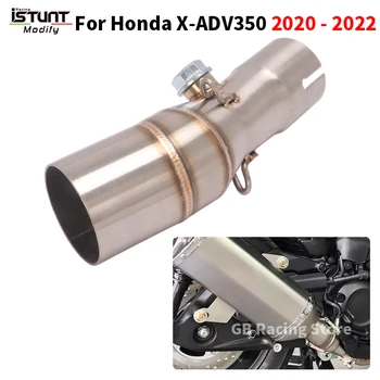 Slip On For Honda ADV350 ADV 350 ADV-350 2021-2022 Motorcycle Exhaust Escape Modify Mid Link Pipe Connection 51mm Moto Muffler