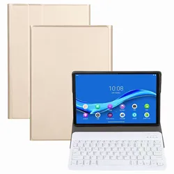 Étui de protection en cuir antichute pour Lenovo Tab M10 Plus 10.3 X606F/X606X, avec clavier sans fil, Version allemande 