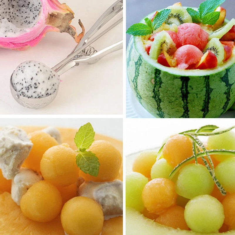 Ice Cream Scoops Easy Trigger Stainless Steel Cookie Scoop Meatballs Mellon Balls Mashed Potato ice cream scoop