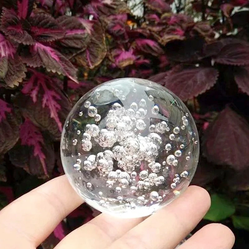 30mm/40mm K9 Crystal Chandelier Lens Smooth Bubble Ball Glass Ball For Sphere Photography Home Office Decoration crystal ornament,glass ornament